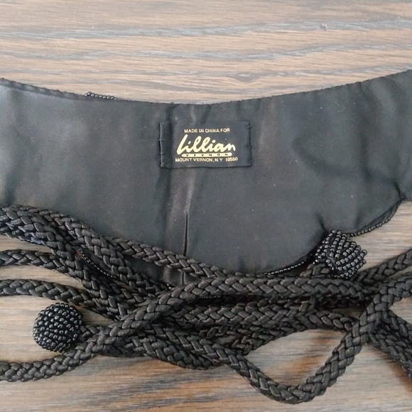 Lillian Vernon 80\'s beaded sash belt main image 6